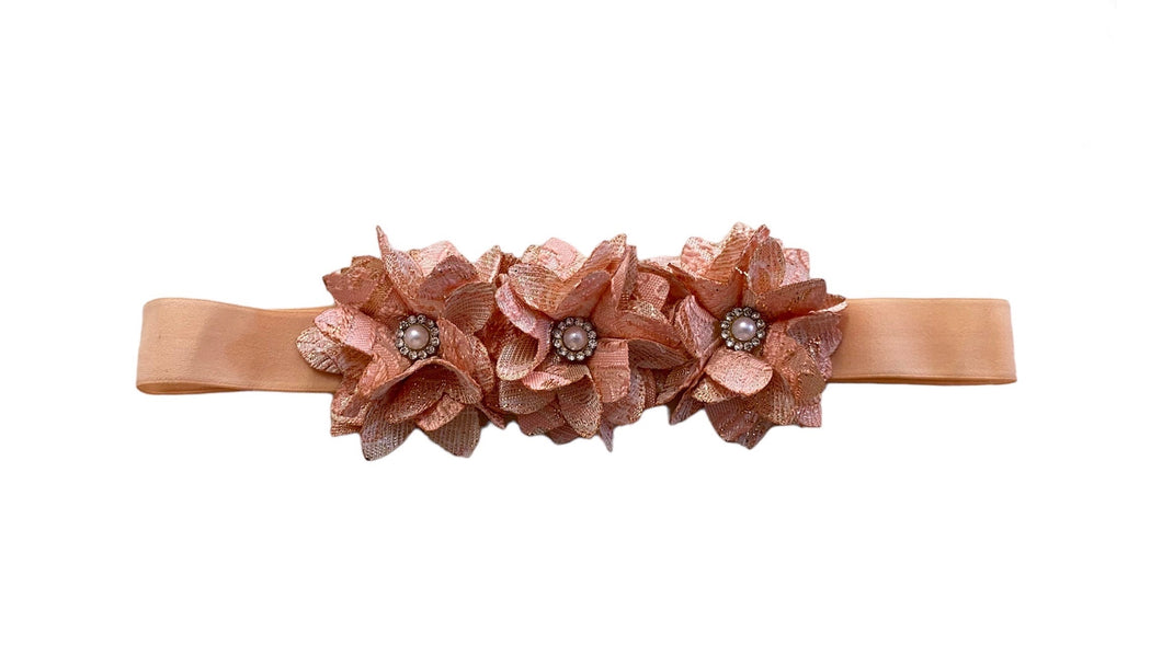 Tiara Evento Floral Brocado