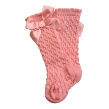 Cargar imagen en el visor de la galería, Calcetas Labradas Moño
