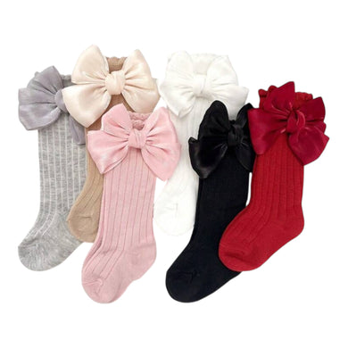Calcetas moño brilloso