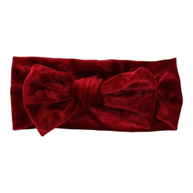 Banda moño rojo Velvet