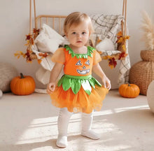 Cargar imagen en el visor de la galería, Vestido Halloween Calabaza