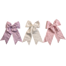 Cargar imagen en el visor de la galería, Moños Brillos Crudo