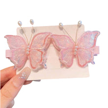 Cargar imagen en el visor de la galería, Clip Mariposas Brillos