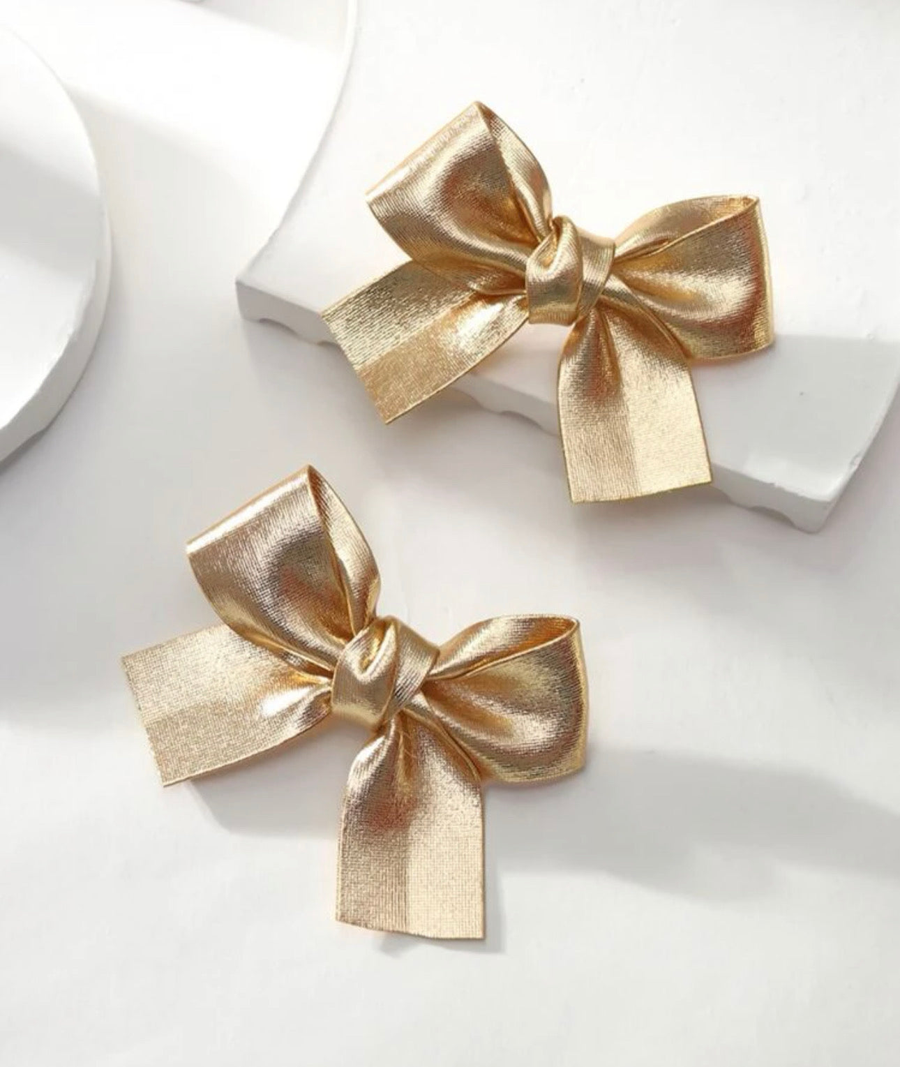 Par Moños Dorados – BabyIn Mx