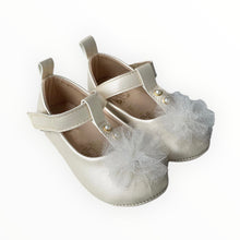 Cargar imagen en el visor de la galería, Balerina Pompón Tul Beige Nacarado