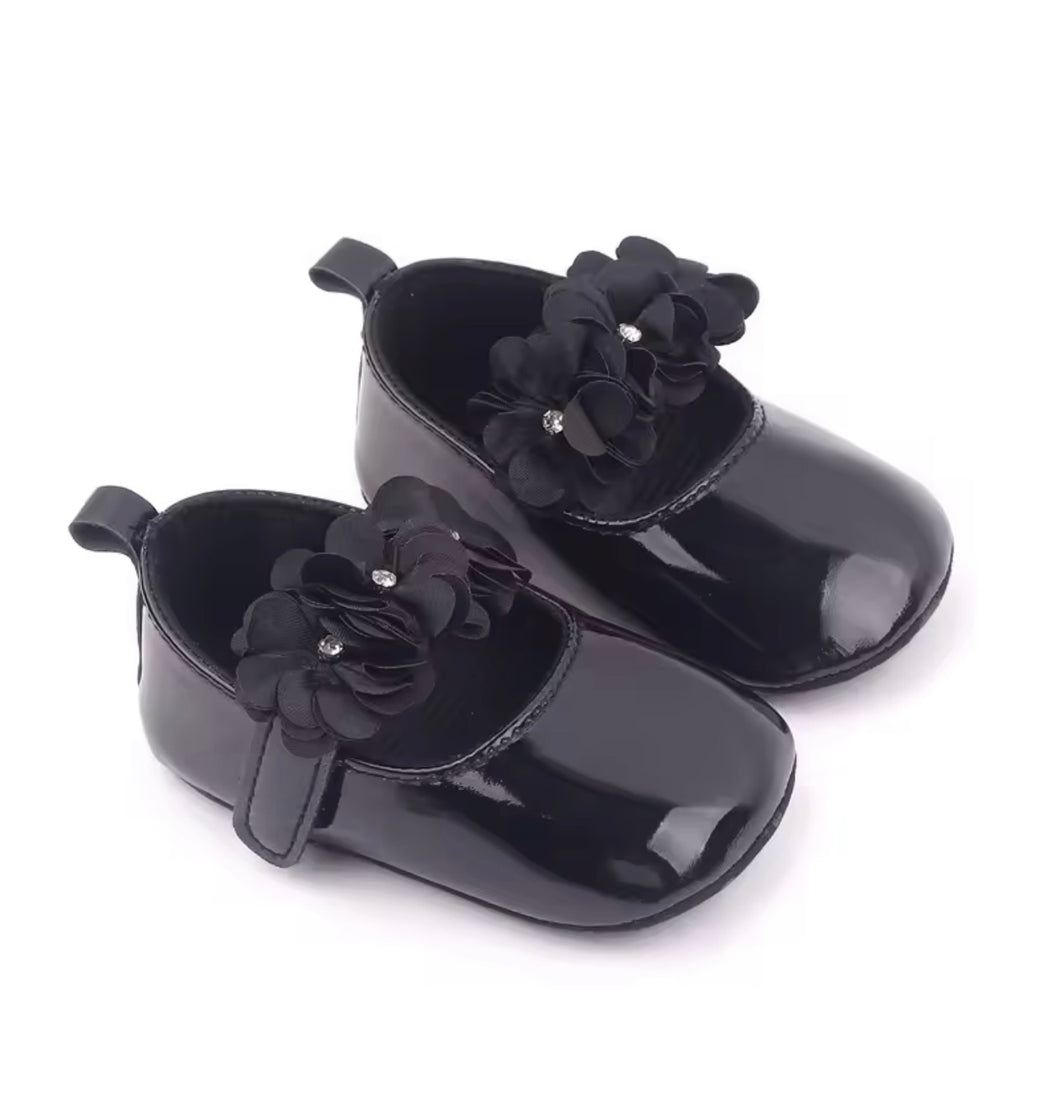 Zapatos Rayados Negro