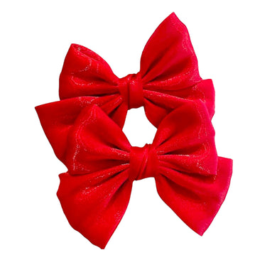 Moño rojo Satinado (individual)