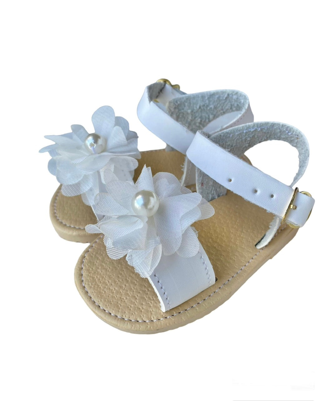 Sandalia de Flor con Perla