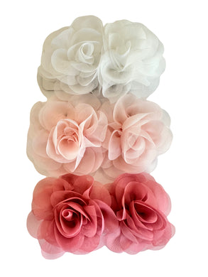 Pares Flores Tul Clip