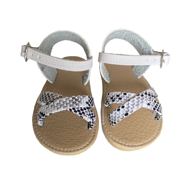 Sandalias Snake Blancas