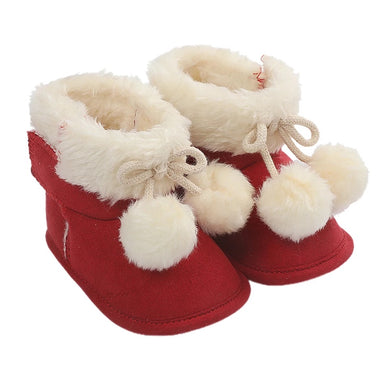 Botas Rojas Borlas