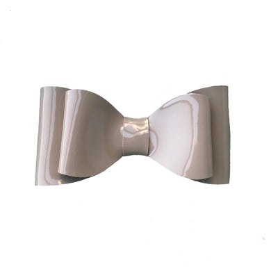 Bow Mediano Nude Charol