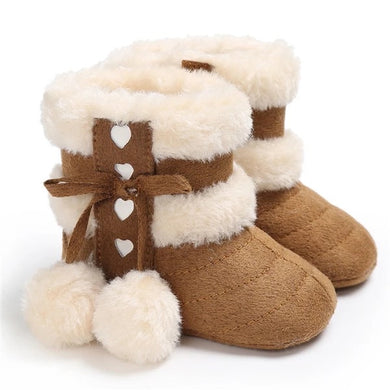 Botas Cafe borlas Beige
