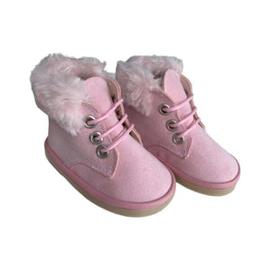 Peluche rosa con listón y cinta