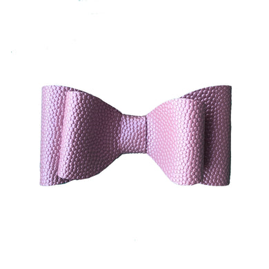 Bow Mediano Rosa Labrado